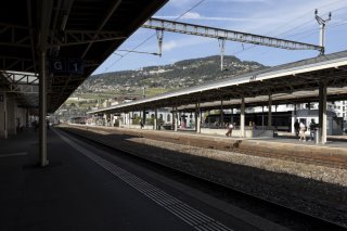 La compagnie des transports Montreux-Vevey-Riviera (MVR) a lancé le projet de renouvellement de la gare de Vevey MVR (photo d'illustration). KEYSTONE/NOEMI CINELLI